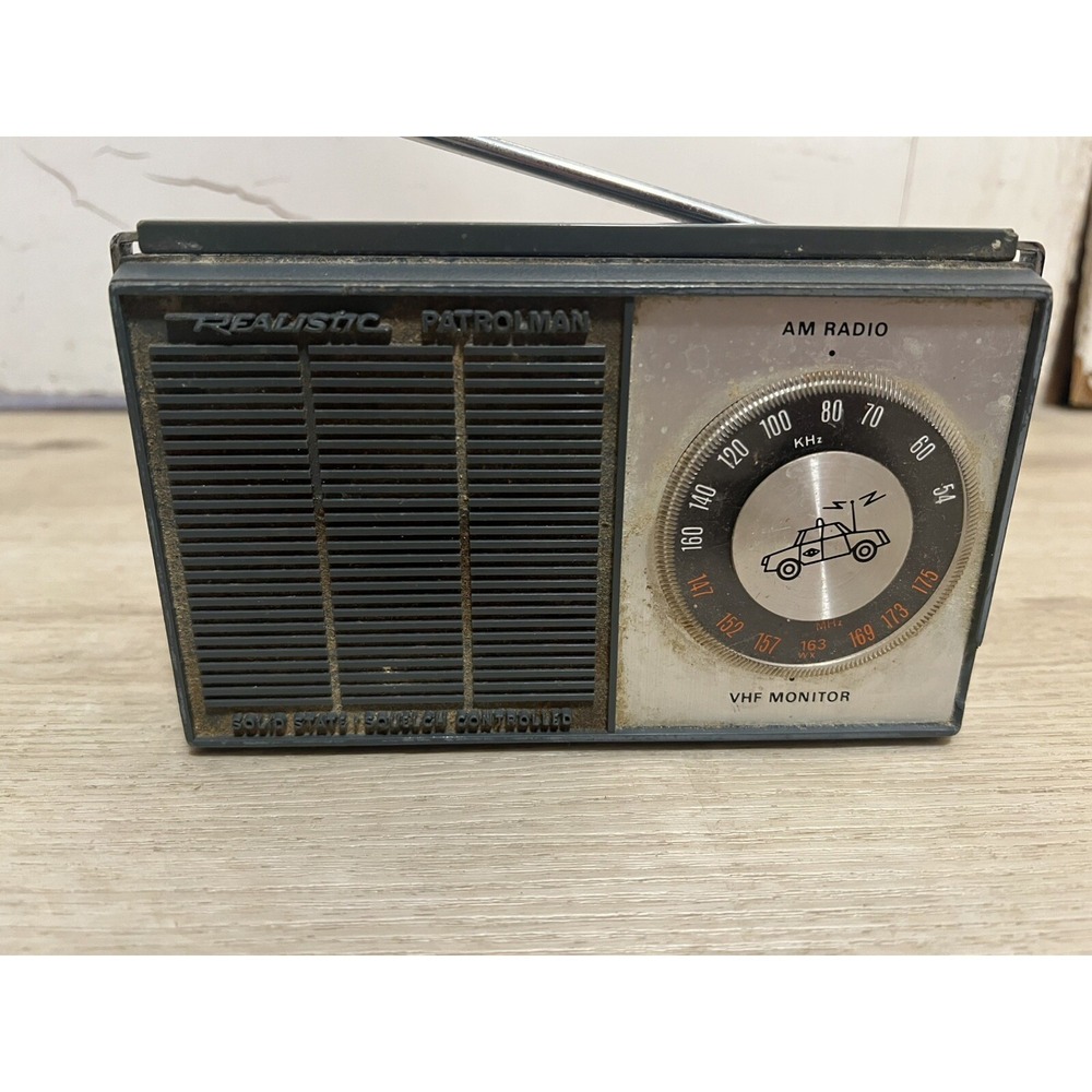 Realistic Patrolman  AM / VHF Portable Radio 12-629A Parts‎ Only